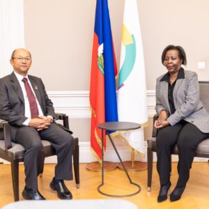Rencontre entre le Président Leslie Voltaire et la Secrétaire Générale de l’OIF Madame Louise Mushikiwabo