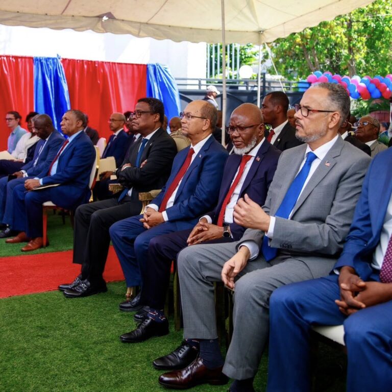 Le Conseil Présidentiel de Transition participe à l’inauguration du nouveau local du Tribunal de Première Instance de Port-au-Prince